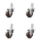 Service Caster 3.5 Inch High Temp Glass Filled Nylon Swivel 3/4 Inch Square Stem Caster Set SCC SCC-SQ20S3514-GFNSHT-34-4 - alternate 1